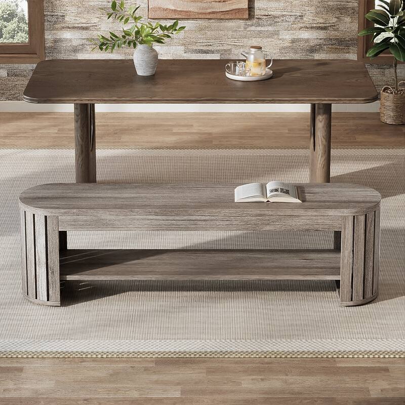 Wood Dining Bench, Entryway Kitchen Seat, Dining/Living Room Home Office Accent Bench