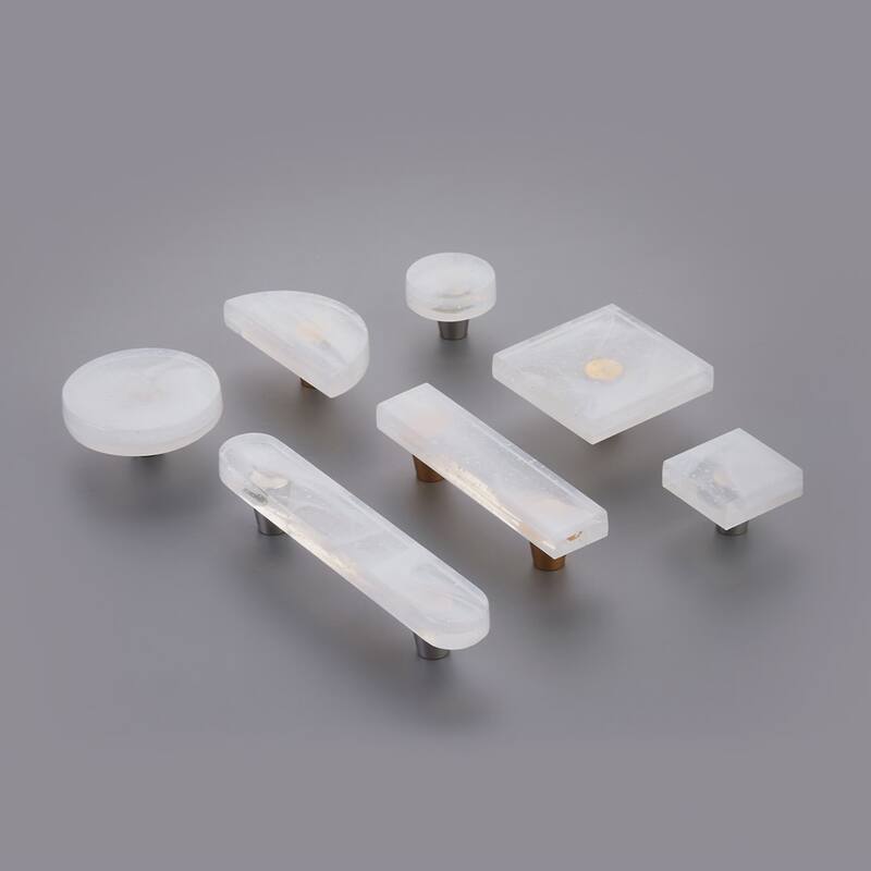 Schaub and Company 211065-TW Fused Glass 2-1/2" Round Flat Disk Modern