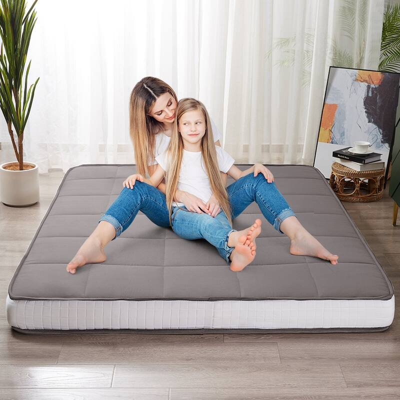 6-IN Thick Floor Futon Mattress,Topper Mattress Pad