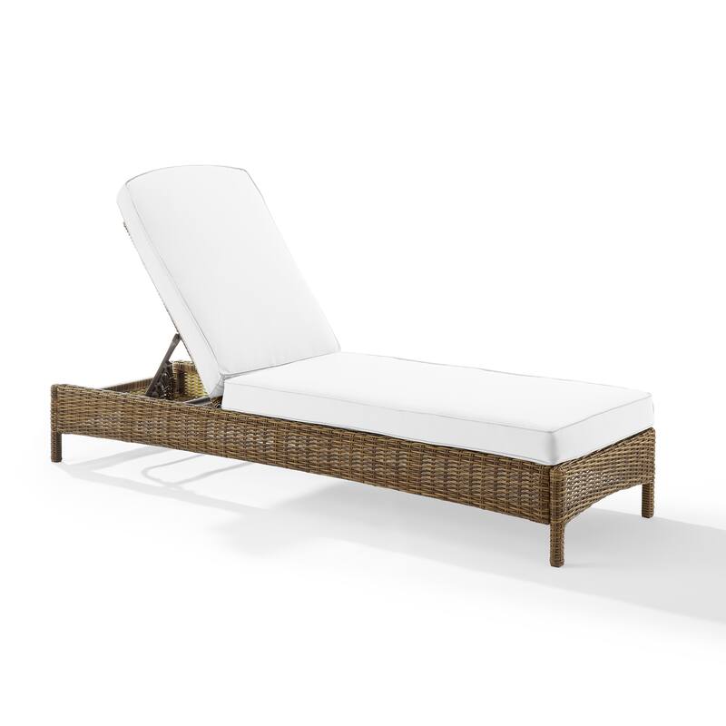 Crosley Bradenton Outdoor Wicker Chaise Lounge - Sunbrella