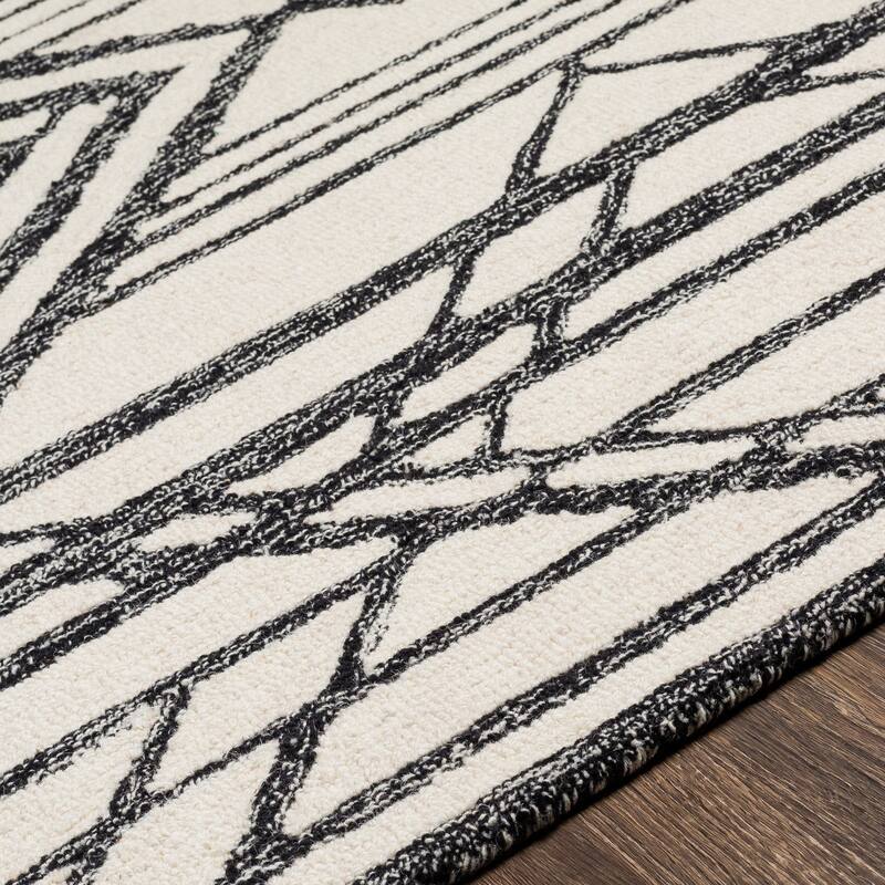 Livabliss Fitzgerald Modern Deco Wool Area Rug
