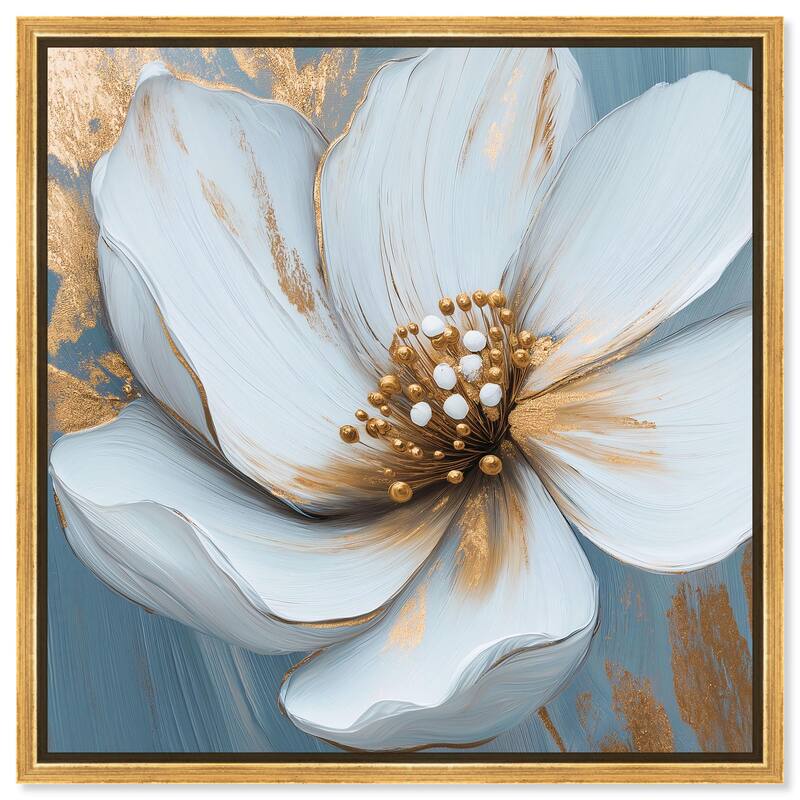 Purest Pollen II Canvas by Art Remedy - 24" x 24" - Gold