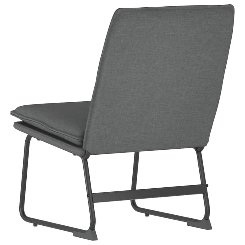 vidaXL Lounge Chair Dark Gray 20.5"x29.5"x29.9" Fabric - 20.5" x 29.5" x 29.9"
