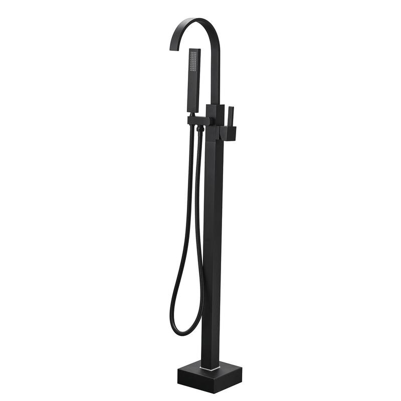 Single Handle Floor Mounted Freestanding Tub Faucet