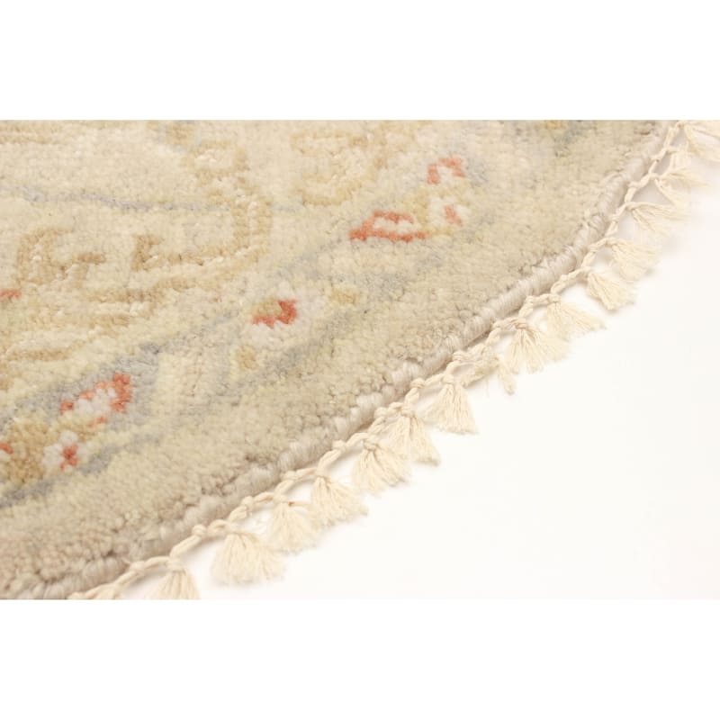 ECARPETGALLERY Hand-knotted Jules Serapi Light Khaki Wool Rug - 6'0 x 6'0