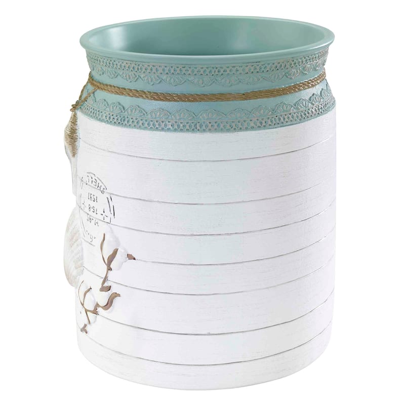 Avanti Linens Farmhouse Shell Wastebasket