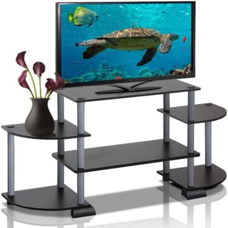 Rounded Corner TV Entertainment Center