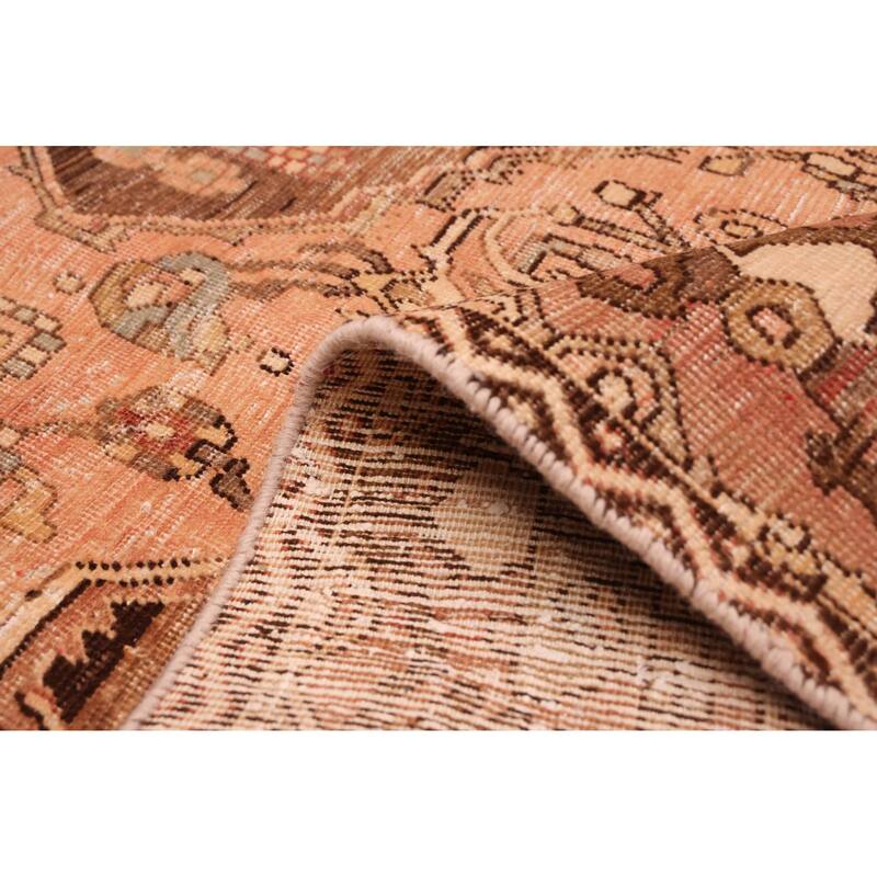 ECARPETGALLERY Hand-knotted Antalya Vintage Copper Wool Rug - 6'11 x 9'11