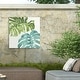 preview thumbnail 4 of 5, Lisa Audit 'Mixed Greens Lxxvi' Outdoor Canvas