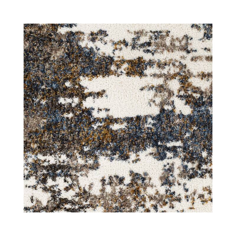 Livabliss Bohemian & Eclectic Celestial Shag Abstract Area Rug