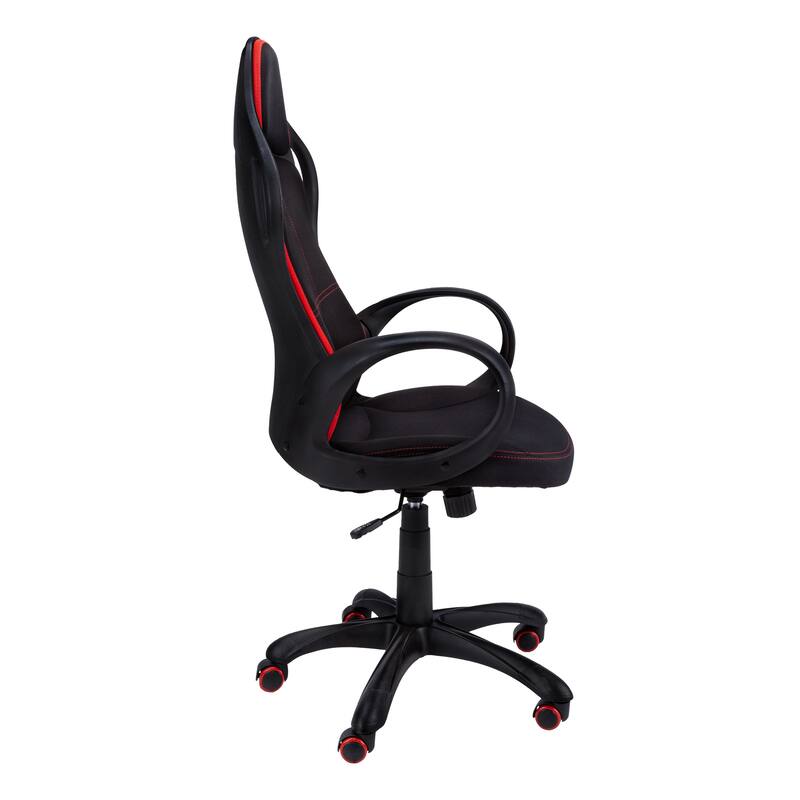Polyester Gaming Office Chair with Adjustable Height and 360° Swivel