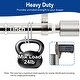 preview thumbnail 11 of 14, Deconovo 1 Inch Adjustable Curtain Rods for Window Steel Tube