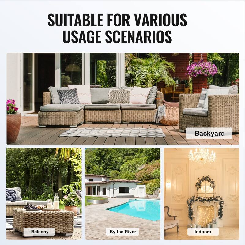 Tempered Glass Wind Guard for Rectangular Fire Pit Table