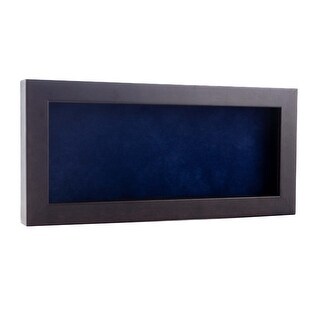 14x28 Shadow Box Frame Brown Walnut Wood | 3/4