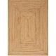 preview thumbnail 2 of 32, Nourison Natural Jute Indoor Solid Area Rug 4' x 6' - Natural - Rectangle