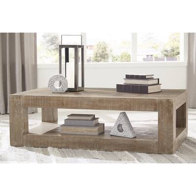 Waltleigh Rectangular Cocktail Table - 56"W x 32"D x 17"H