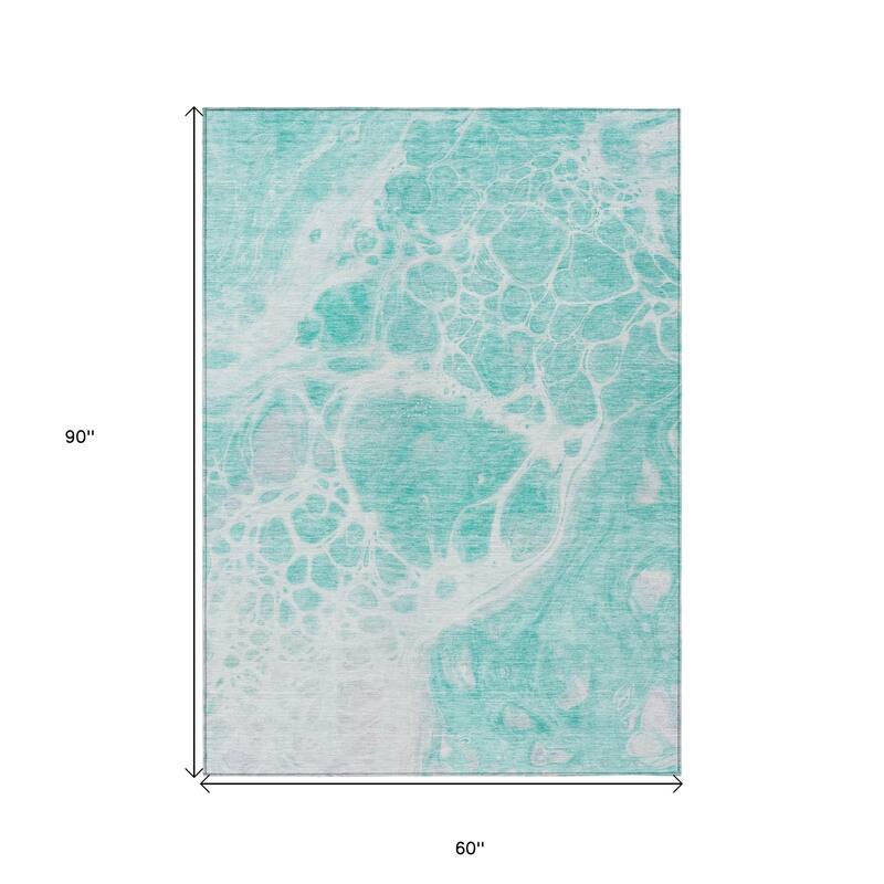 HomeRoots Nautical Transitional Rectangle Outdoor Rug