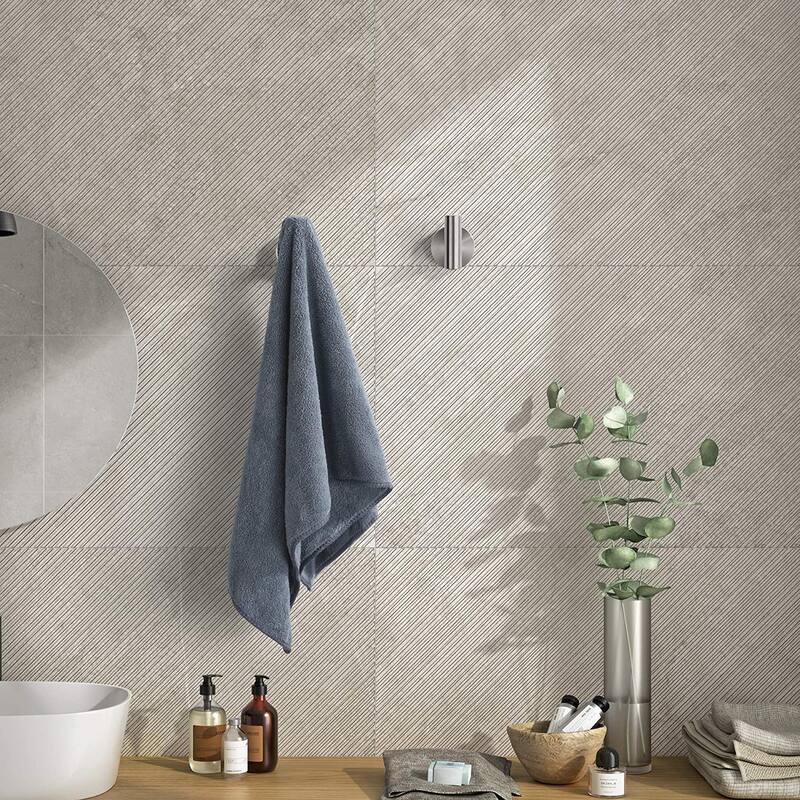 6-Pack Bathroom Robe and Towel Hook in Stainless Steel - Brushed Nickel