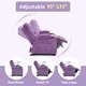 preview thumbnail 78 of 79, MCombo Big Kids Recliner Chair with Cup Holders , Velvet Fabric