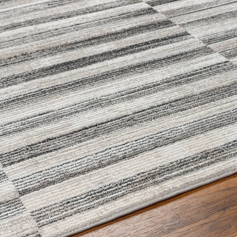 Livabliss San Fran Casual Checkered Area Rug