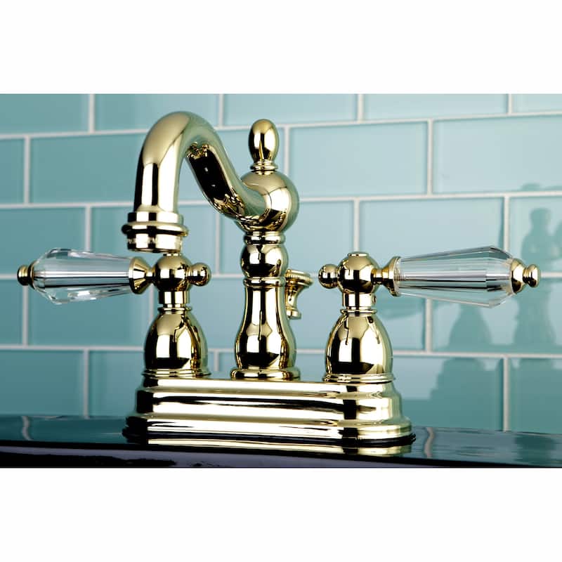 Kingston Brass Wilshire Centerset Bathroom Faucet - Includes Metal