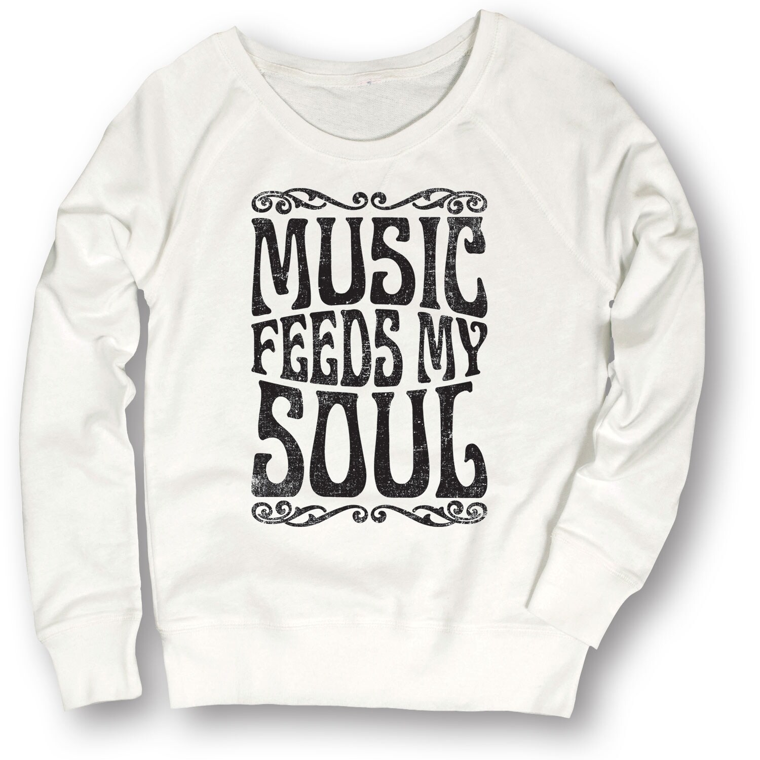 Shop Music Feeds My Soul Ladies Ft Overstock 20866839