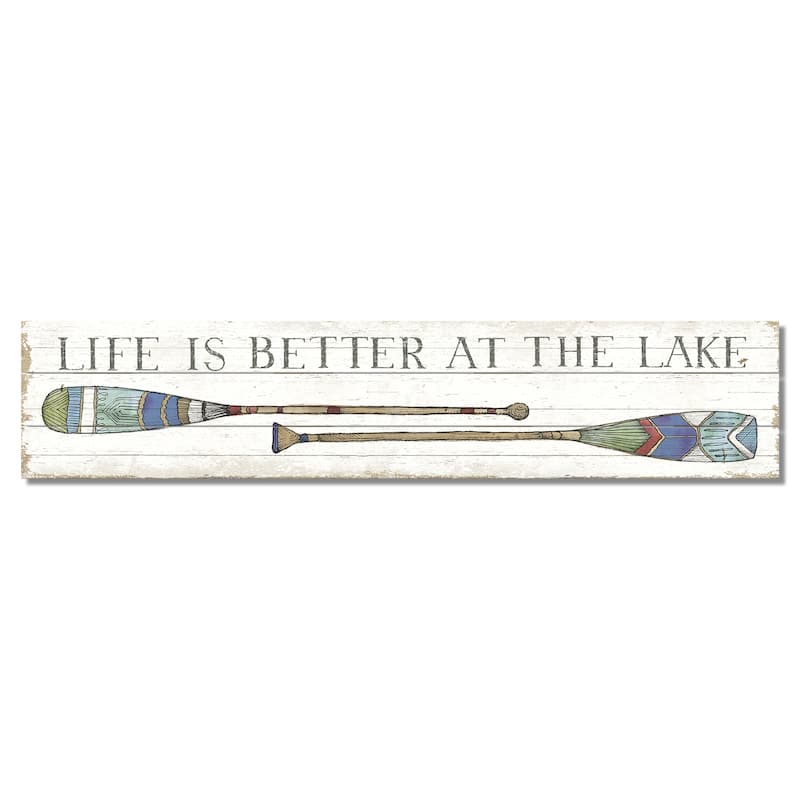 Pine Pallet Sign 36" x 7.5" - Better At The Lake