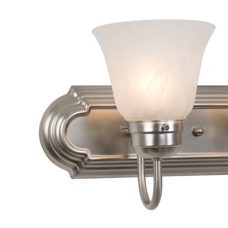 Yosemite Home Decor Vanity Lighting Series Four Light Vanity - Silver