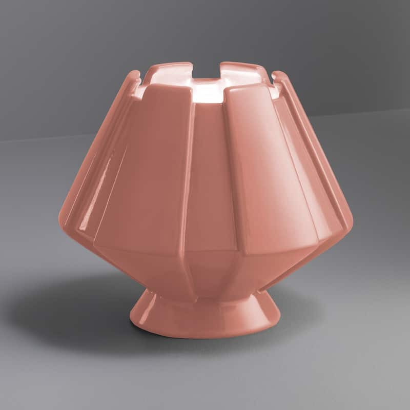 Justice Design Group Meta Ceramic Portable Table Lamp