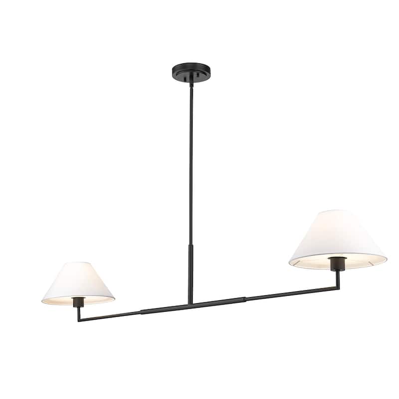 Z-Lite 744-62L Leila 2 Light 62" Wide Linear Chandelier
