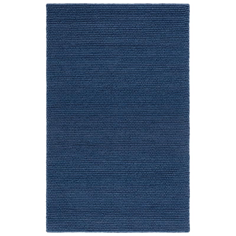 SAFAVIEH Natura Gerta Handmade Wool Area Rug - 4' x 6' - Blue