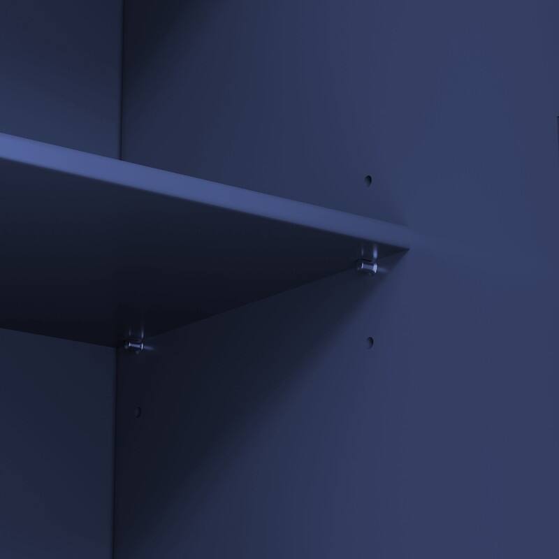 Farmhouse 77" Kitchen Pantry Storage Cabinet with Adjustable Shelves and Multiple Door Shelves