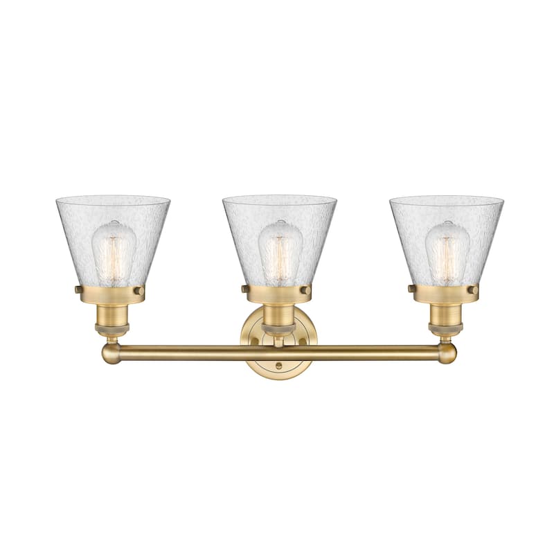 Innovations Lighting 616-3W-10-25 Cone Vanity Cone 3 Light 25" Wide