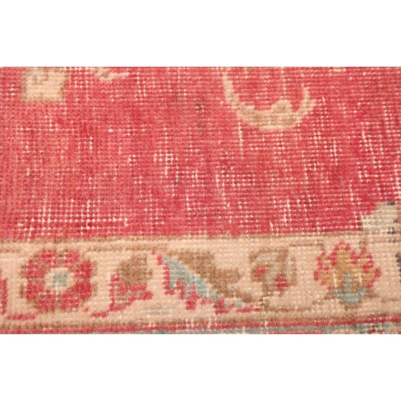 ECARPETGALLERY Hand-knotted Antalya Vintage Red Wool Rug - 9'6 x 12'9