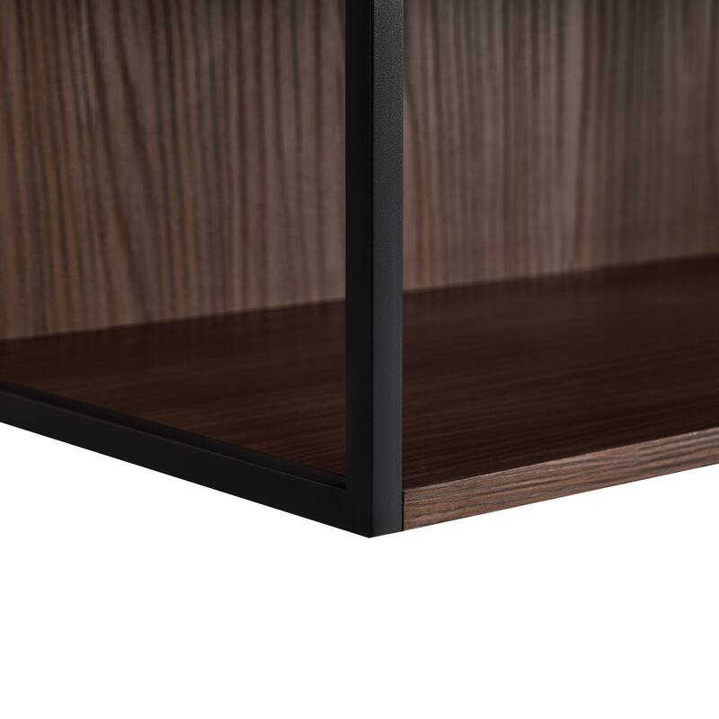 51.2'' Tall Lighted Display Cabinet with Tempered Glass Door