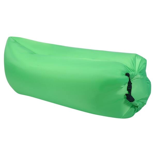 Shop Costway Outdoor Lazy Inflatable Couch Air Sleeping Sofa Lounger Bag Camping Bed Portable Overstock 18513385