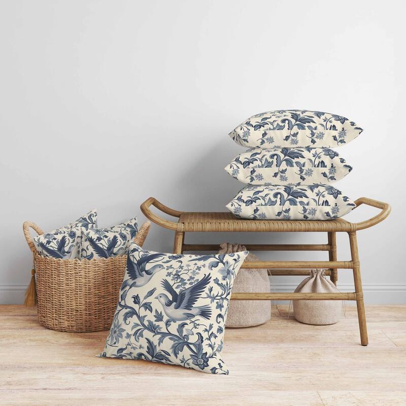 Delicate Duet Faux Suede Reversible Throw Pillow Beige and Gray