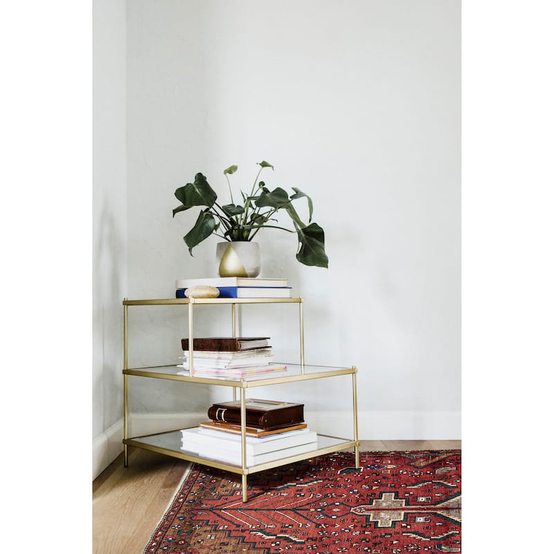 ECARPETGALLERY Hand-knotted Andelz Red Wool Rug - 3'9 x 8'0