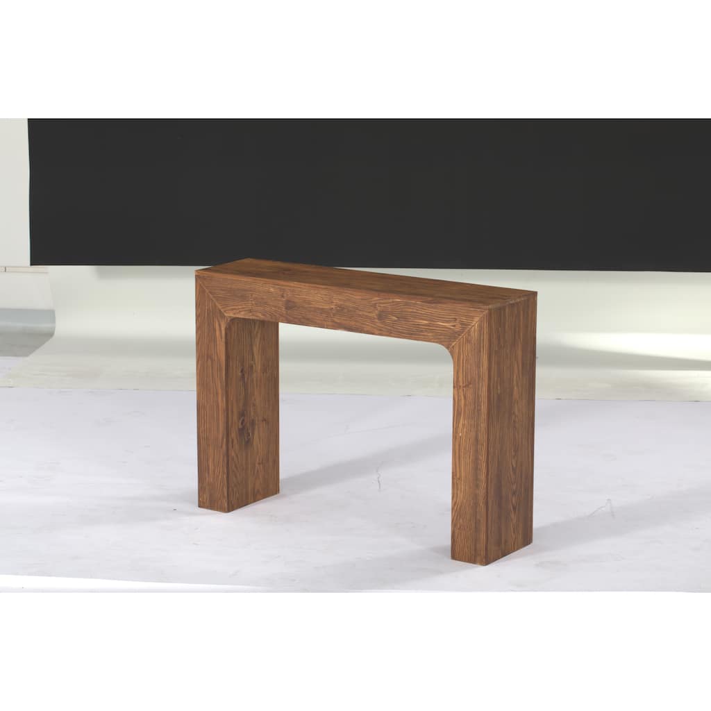 43.3" Solid Wood Console Table