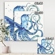 preview thumbnail 3 of 3, Designart 'Blue Deep Sea VIII' Coastal Premium Canvas Wall Art