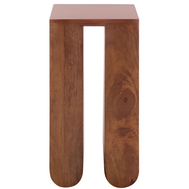 SAFAVIEH Home Catina Glass Accent Table - 12"W x 12"D x 24"H