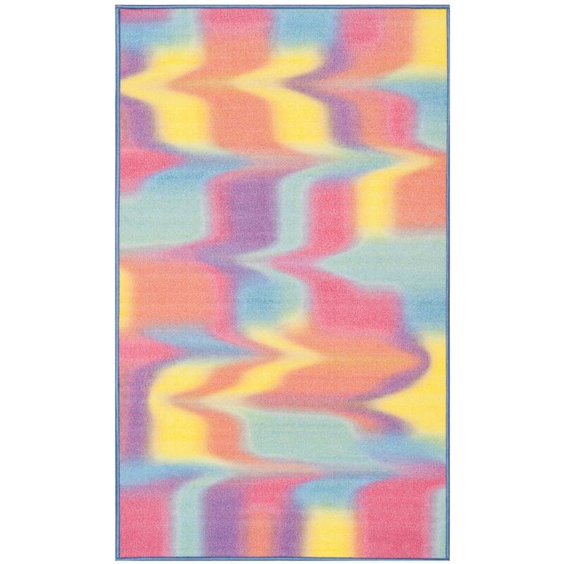 SAFAVIEH Paint Brush Machine Washable Slip Resistant Ioana Rug