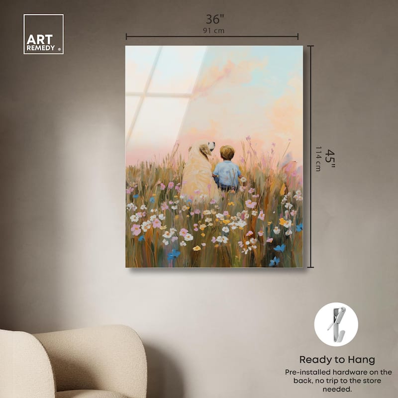 Sunset Companions Acrylic by Art Remedy, Ready to Hang