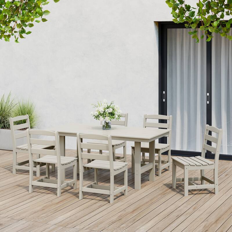 Shoreside 7-Piece Side Chair Dining Set