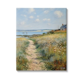 Stupell Coastal Meadow Path Canvas Wall Art Design By RB - Bed Bath ...