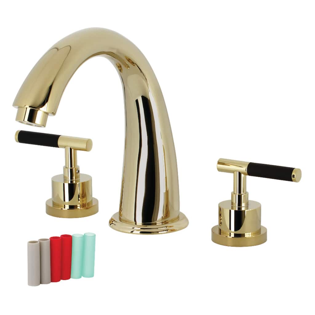Kingston Brass Kaiser Deck Mounted Roman Tub Filler
