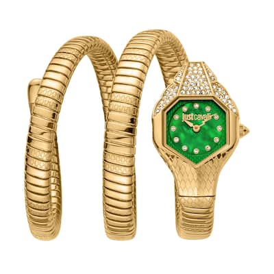 Just Cavalli Women's JC1L193M0035 Quartz Watch - Gold-Tone