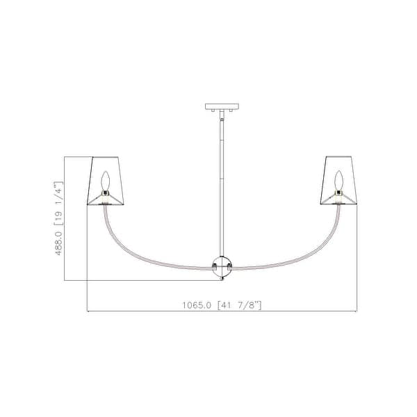 Shannon by Z-Lite 6 Light Chandelier in Rubbed Brass