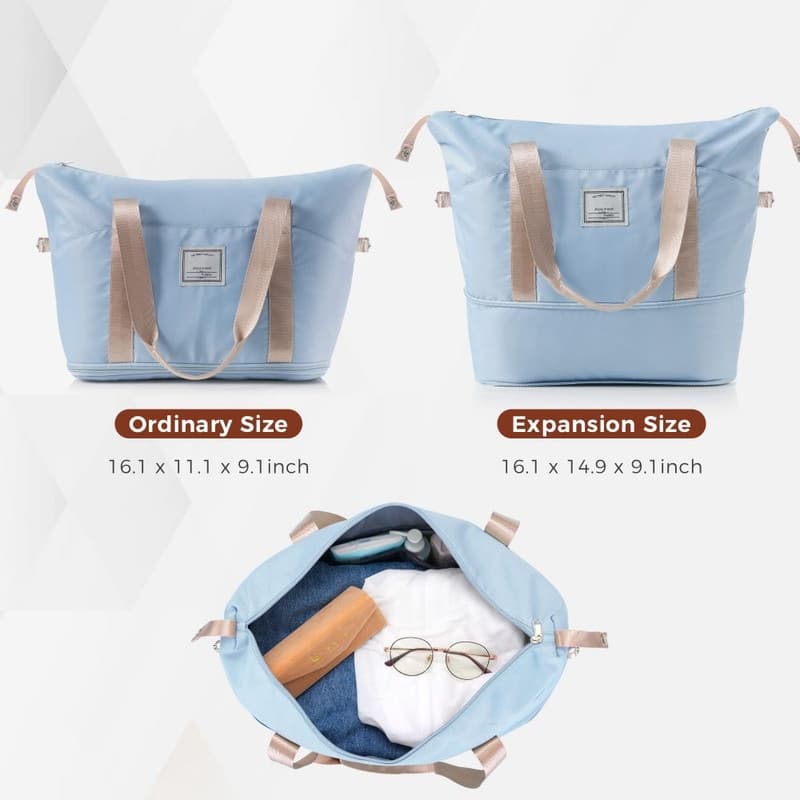 4PCS ABS Durable Suitcase Luggage Set with Travel Bag
