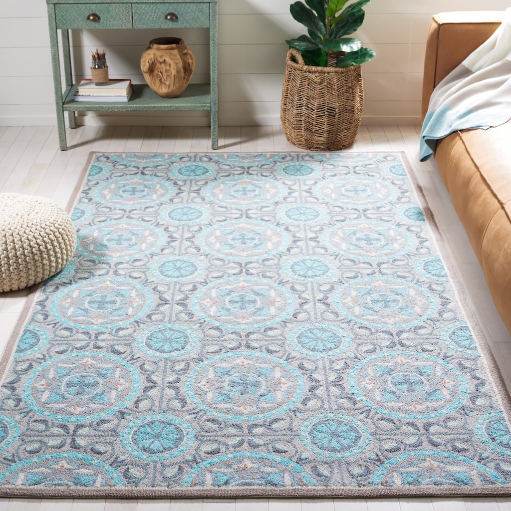 SAFAVIEH Handmade Four Seasons Caspian Floral Rug
